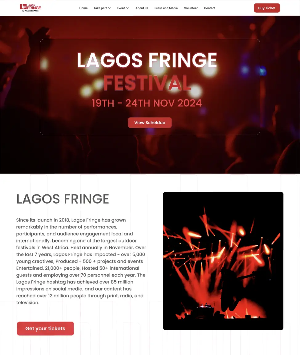 old lagos fringe website