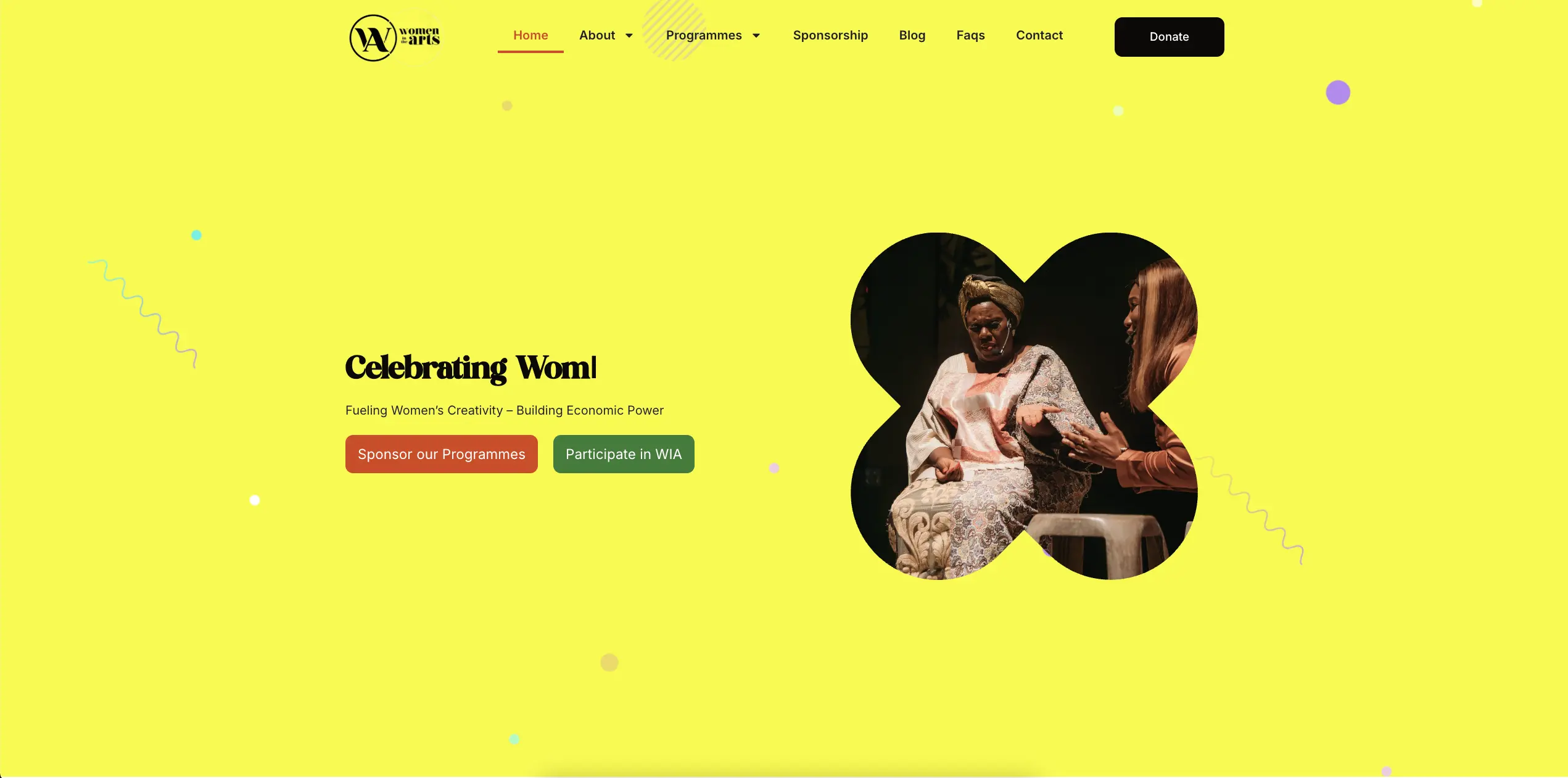 women in the arts website
