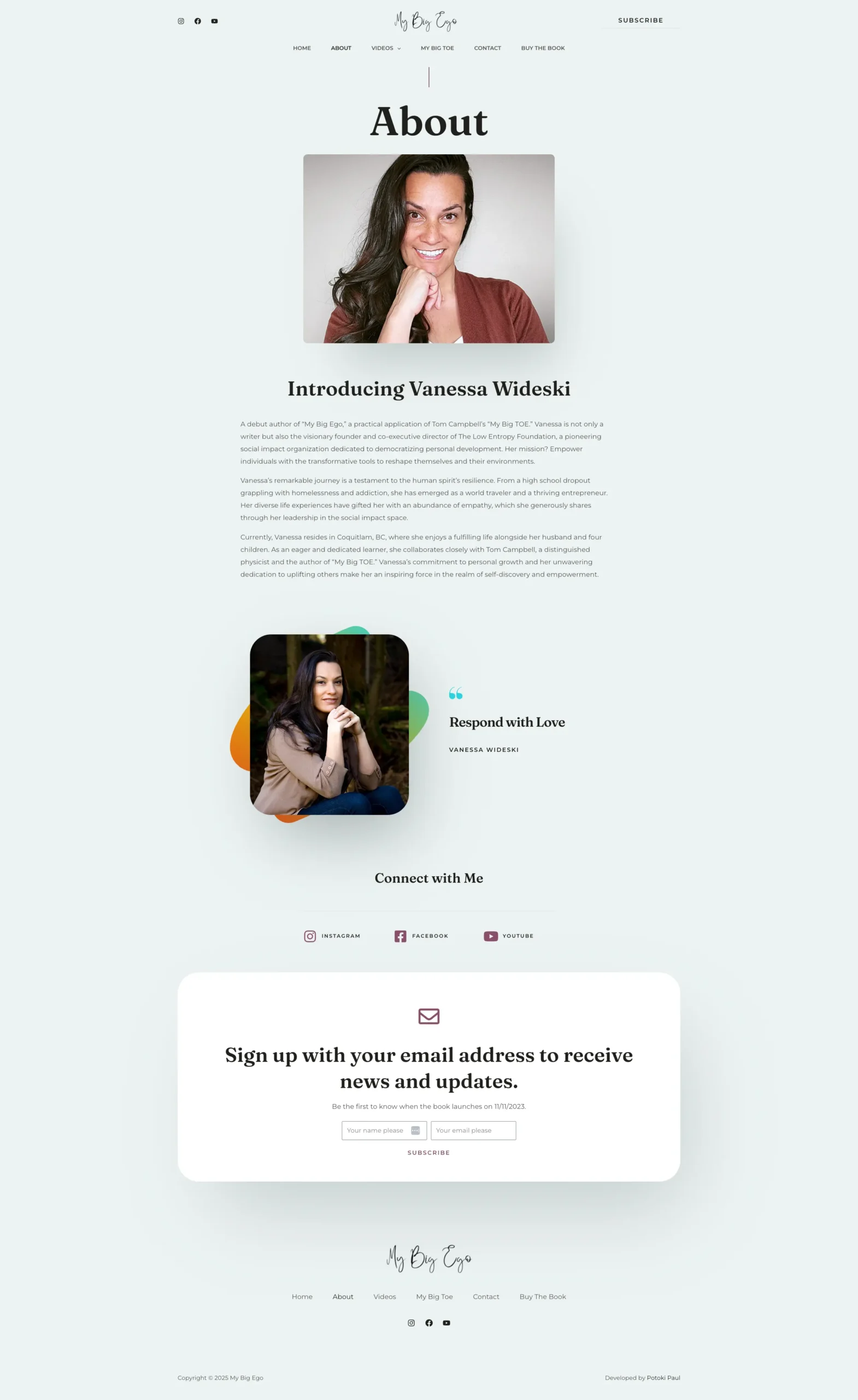my big ego website