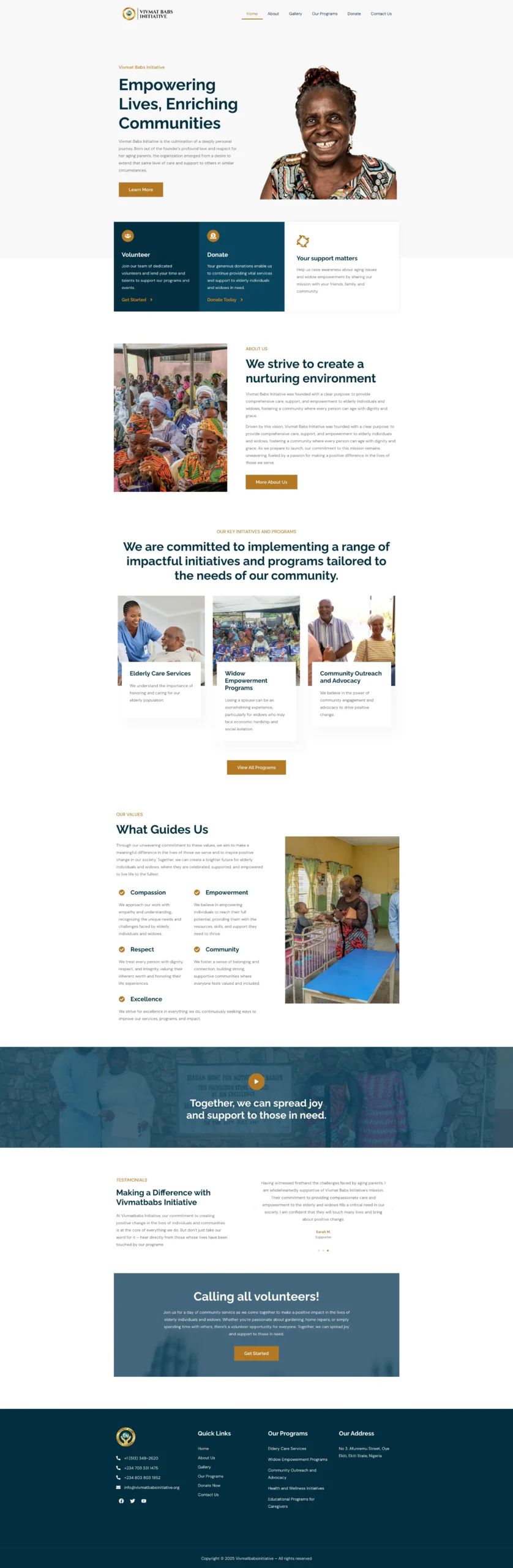 Vivmat Babs Initiative website