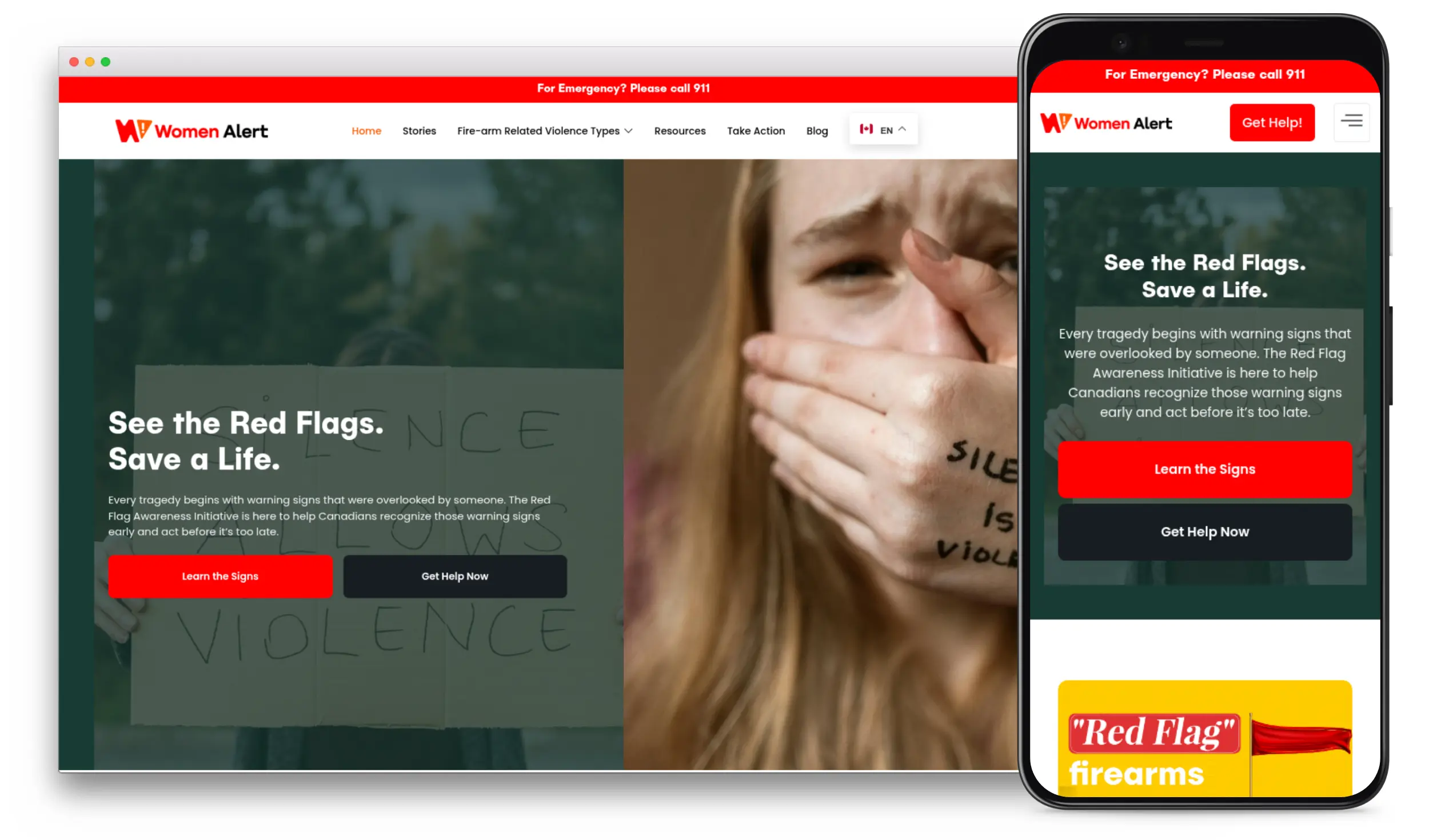 women alert website